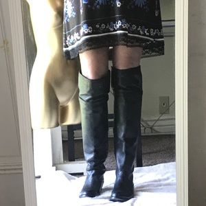 Frye Molly Black Over The Knee 7.5 B Boots